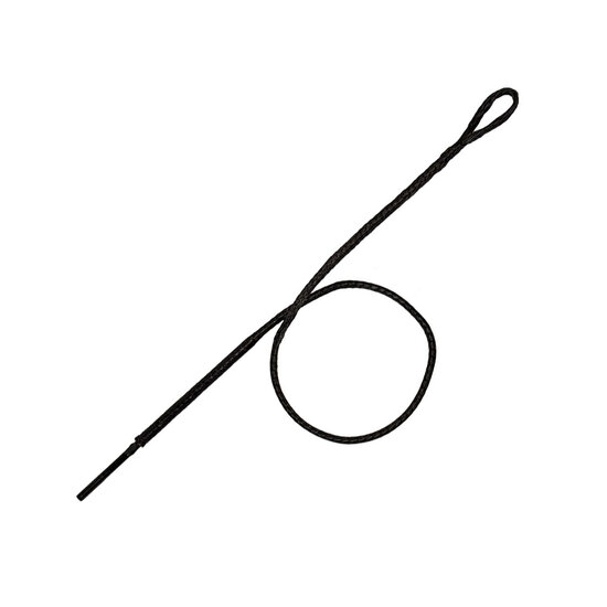 BERD SPOKE POLYLIGHT 14G ZWART EXTRA LANG