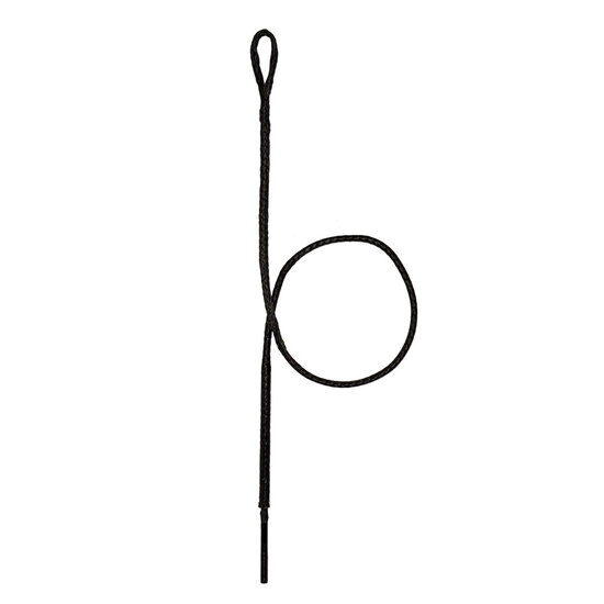 BERD SPOKE POLYLIGHT 14G ZWART EXTRA KORT