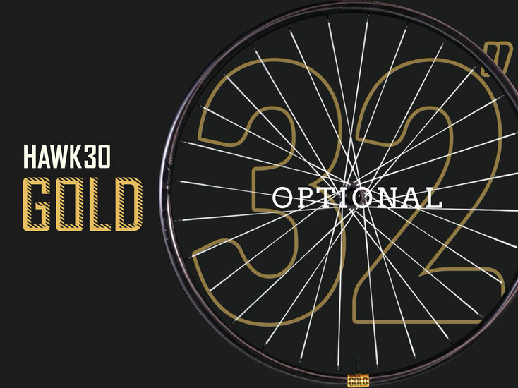 Berd MTB wielset: HAWK30 GOLD Carbon