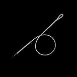 BERD SPOKE POLYLIGHT 14G WIT EXTRA LANG