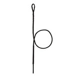 BERD SPOKE POLYLIGHT 14G ZWART EXTRA KORT